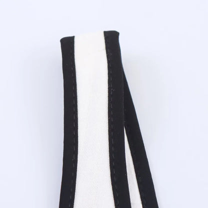 Women Midi Dress Female Casual Suspender Dress Color Contrasting Edge 2025 Summer Ladies Slim Square Collar Elegant Long Dresses