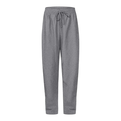 Wide Leg Pants For Women’s Fleece Lined Sweatpants Straight Pants Bottom All-Math Plain Fitness Joggers Pants Travel Basic