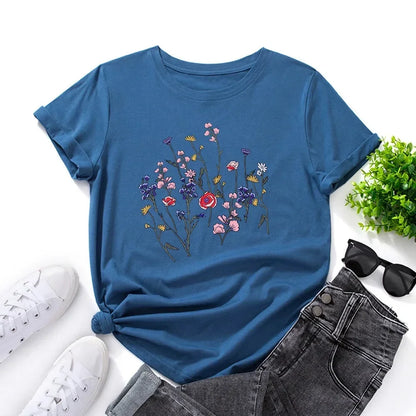 Oversized Women's T-shirt Graphic T Shirt Women Short Sleeve Tee Top Summer Cotton Female Tshirt Harajuku Woman Clothing