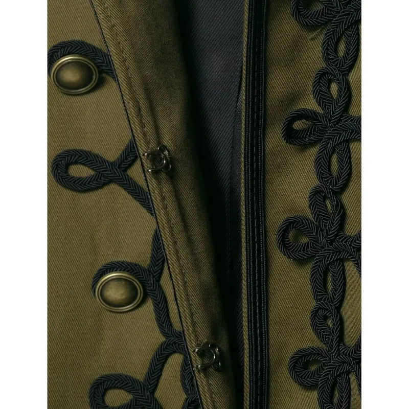 Women's Blazer with Shoulder Pads Spring High Neck Long Sleeve Button Zipper Women Oversize Coat Female Chic Tops