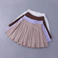 Women Tennis Pleated Skirt High Waisted Athletic Golf Skorts Workout   Sports Skirts With Shorts For Women