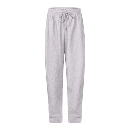 Wide Leg Pants For Women’s Fleece Lined Sweatpants Straight Pants Bottom All-Math Plain Fitness Joggers Pants Travel Basic