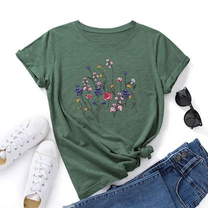 Oversized Women's T-shirt Graphic T Shirt Women Short Sleeve Tee Top Summer Cotton Female Tshirt Harajuku Woman Clothing