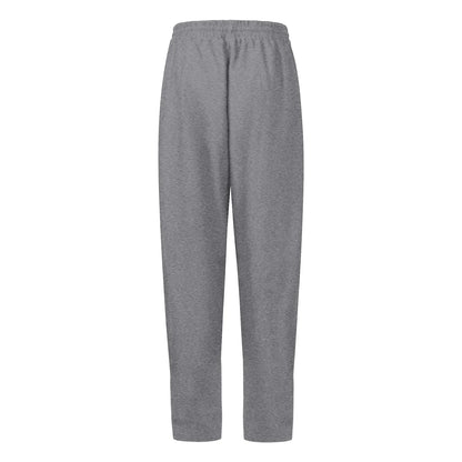 Wide Leg Pants For Women’s Fleece Lined Sweatpants Straight Pants Bottom All-Math Plain Fitness Joggers Pants Travel Basic