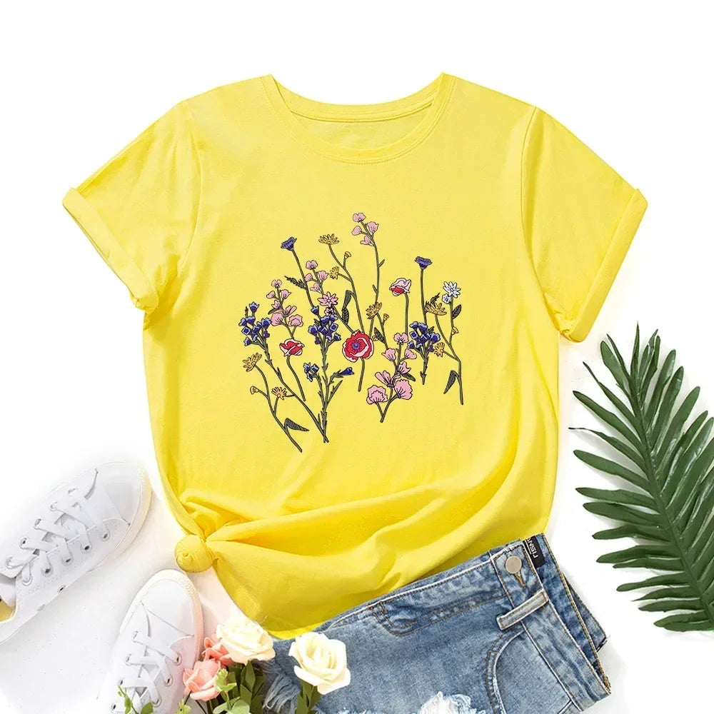 Oversized Women's T-shirt Graphic T Shirt Women Short Sleeve Tee Top Summer Cotton Female Tshirt Harajuku Woman Clothing