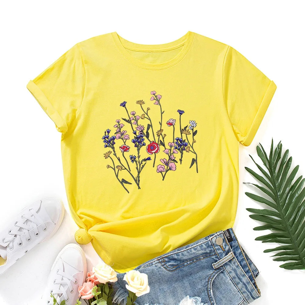 Oversized Women's T-shirt Graphic T Shirt Women Short Sleeve Tee Top Summer Cotton Female Tshirt Harajuku Woman Clothing